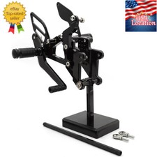 For Yamaha YZF R6 2003 2004 2005 FXCNC Rearset Footpeg Footrest Black Rear Set picture