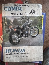 HONDA 400-450CC TWINS SERVICE MANUAL 1978-1987 CLYMER M334  Hondamatic Rebel picture