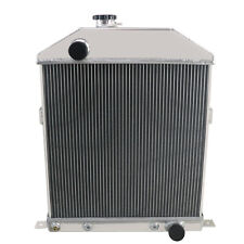4 Row Radiator For 1942-1948 1946 Ford Deluxe Mercury Chevy Engine 3.6L 3.7L picture