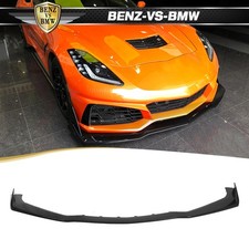 For 14-19 Chevrolet Corvette C7 ZR1 Style ABS Front Bumper Lip Spoiler Unpainted picture