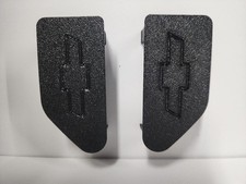 2019 to 2026 Bed Rail Stake Pocket Covers Chevy Silverado Bowtie of set 2 picture