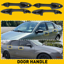 4X Front Rear  Exterior Door Panel Handle Black For 2005-2007 Escape Hybrid EOJ picture