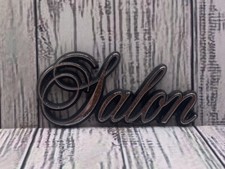 Vintage 1988-93 Chrysler New Yorker Salon Chrome Emblem Badge Used picture