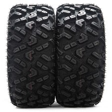 25x11-12 Set 2 ATV Tires 6Ply 25x11x12 UTV Tires 25 11 12 All Terrain Heavy Duty picture