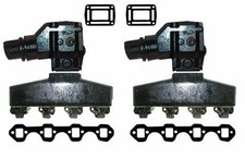 FORD V8 BOAT EXHAUST MANIFOLD RISER ELBOW KIT OMC VOLVO COBRA  5.0 5.8 302 351 picture
