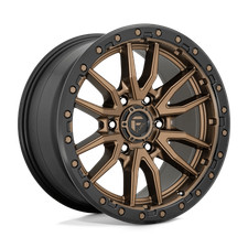 20x9 Fuel Wheels D681 Rebel Matte Bronze Black Bead Ring Rims 6x135 ET+1 (1pc) picture