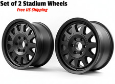 Black Rhino Stadium Matte Black Wheels 17x8