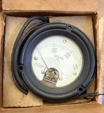 Vintage Phaostron Ruggedized AC Voltmeter Gauge 310-04410 1969 Burton Instrument picture