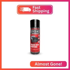 Herculiner Aerosol Spray Truck Bed Liner, 15 Ounce Spray Can, Black, Textured, S picture