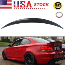 Carbon Print Rear Spoiler Duckbill Wing For 07-13 BMW 1 Series E82 128 135 Coupe picture