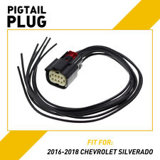 Headlight Connector Pigtail plug For 2016-18 Chevrolet Silverado 6-pin wire 8way picture