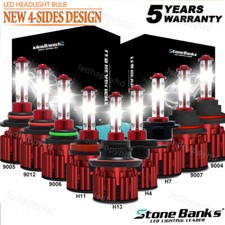 20X 4Side H4 9005 9006 9007 H13 H7 H11LED Headlight Bulb Hi/Lo Beam Foglight Kit picture