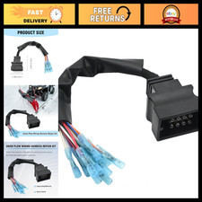 Snow Plow Wiring Harness Repair & Replacement Kit for Boss Blades - Easy Install picture