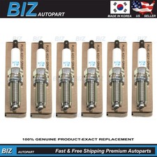 Genuine 6x Spark Plugs for 2021-2026 Genesis G70 G80 GV70 GV80 V6 18875-09085 picture