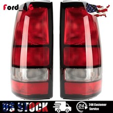 Pair For 1999-2002 Chevy Silverado 1500 99-04 GMC Sierra Red Tail Lights Lamps picture