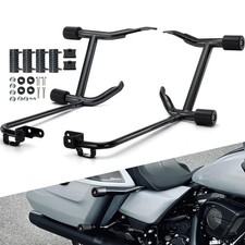 2023-up Street Road Glide Saddlebag Guard Rear Crash Bar for Harley Tip-Over Bar picture