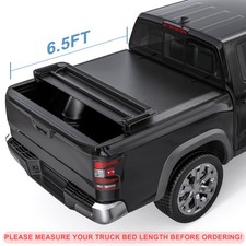 4-FOLD Truck Bed 6.5FT Tonneau Cover For 14-19 Chevy Silverado GMC Sierra 1500 picture