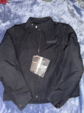 Xl Victory Motorcycle Jacket. Black with RemoShoulder/elbow Protection Brand New picture