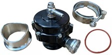 Black 50mm Blow off Valve BOV 18PSI Spring fits Tial Q V-Band Turbo Supercharge picture