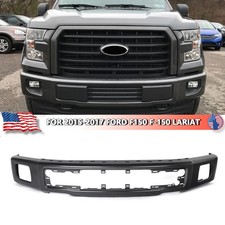 For 2015-2017 Ford F-150 F150 XL Painted Magnetic Metallic Front Bumper Face Bar picture