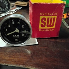 Vintage Stewart Warner Tachometer D551SE picture