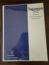 OEM Triumph T595 Daytona T509 Speed Triple 885cc 955cc Factory Service Manual picture