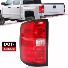 Driver Side Tail Light Lamp For Chevy Silverado 1500 2500HD 3500HD 2014-2018 19 picture
