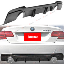 For 07-2013 BMW E92 E93 328i Coupe M Performance Rear Diffuser Lip Carbon Style picture