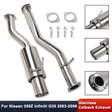 For Nissan 350Z Infiniti G35 2003-2008 Catback Exhaust Drift Spec Stainless picture