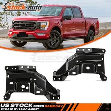 2x Bumper Bracket For Ford F-150 2021-2023 Front LH & RH Side Mounting Plate New picture