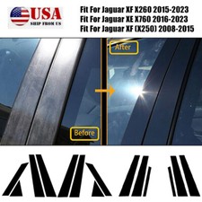 For Jaguar XF X260 XE X760 Pillar Posts Door Trim Window Cover Decal Accessories picture