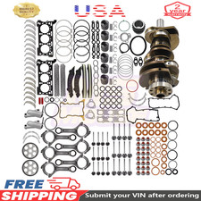 3.0T Diesel Engine Rebuild Kit Crankshaft Rods Timing for Jeep Chrysler Ram 1500 picture