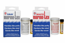 Marine-Tex Epoxy Repair Kit 2oz White or Gray Waterproof Marine Repair picture