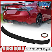 Rear Trunk Spoiler Wing For 18-24 Toyota Camry SE XSE XLE JDM Style Gloss Black picture