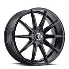 KRAZE COSMOS KR194 GLOSS BLACK 20X8.5 5-114.3 38MM 72.62MM picture