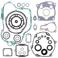 Vertex-Winderosa Complete Gasket Kit with Oil Seals Kawasaki KX125 1992-1993 picture