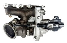 15 16 17 BMW M3 M4 F80 F82 S55 Rear Engine Turbo Turbocharger Assembly 1525 OEM picture