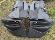 2001-2007 VOLVO XC70 V70 WAGON OEM BLACK W/ WOOD GRAIN INTERIOR DOOR PANELS SET picture