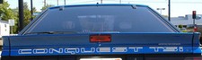 New 1987-1989 Chrysler Conquest TSI OEM Rear Billboard Decal Turbo Wide Body picture