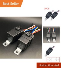 2 PCS 12V 80 Amp Trim & Tilt Relay Socket Set - Reliable Replacement Solution picture