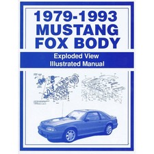 Jim Osborn Reproductions Exploded View Illustrated Manual Mustang 1979-1993 picture