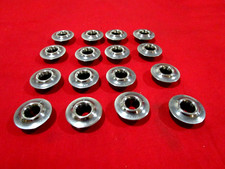 16 HMS  LIGHTWEIGHT STEEL RETAINERS 1.100 OD,  6MM OR 7MM VALVE, NASCAR picture