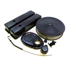 Black SBC Engine Dress Up Kit Tall Valve Cover 14
