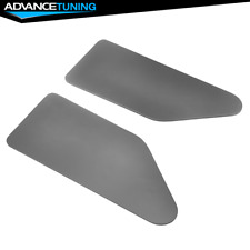 Universal Fitment V4A Style GT Rear Trunk Spoiler Wing Side Plate Add On Pair picture