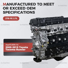 2TR-FE 2.7L Long Block Engine Motor For 2004-15 Toyota 4Runner Highlander Hiace picture