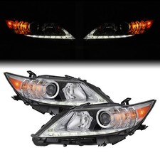 Pair Kit HID Xenon Headlights w/DRL For 2013-2015 Lexus ES350 ES300h Base 4-Door picture