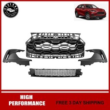 New Front Bumper Lower & Upper Grille With Fog Bezel For 2023 2024 Honda HR-V picture