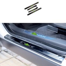 Cover Protector For Jaguar E-Pace 18-23 Outer Door Sill Black Steel Scuff Plate picture