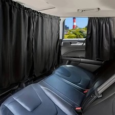 4Pcs Car Privacy Curtain Set Window Shade Travel Camping Blackout Detachable picture