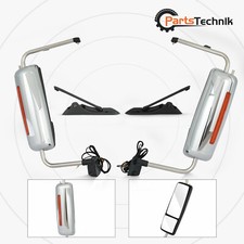 Fit 2013-2017 International Prostar Pair Heated Door Mirror Power LH+RH Chrome picture